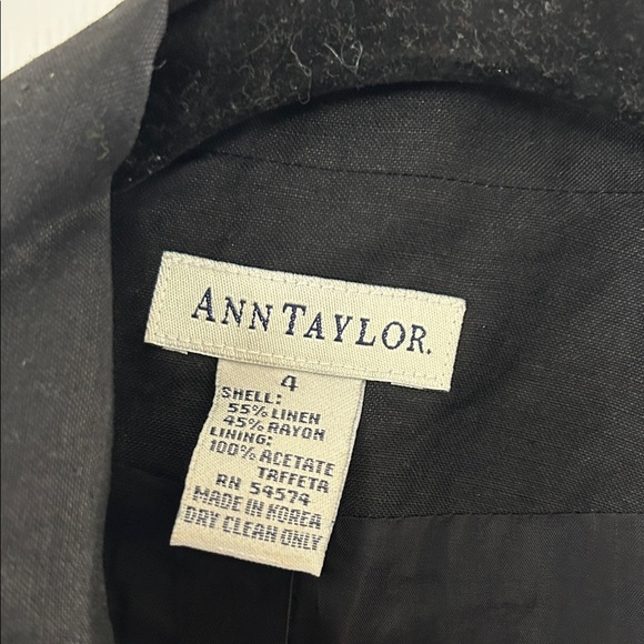 Ann Taylor Charcoal Blazer with Elegant Accents - Picture 1 of 2